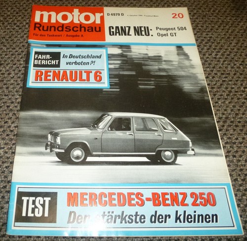 Motor rundschau mercedes - motor,