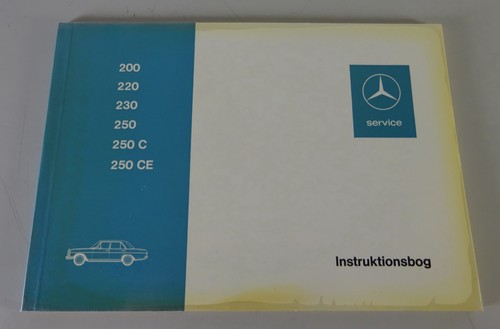 Instruktionsbog mercedes benz - instruktionsbog, mercedes-benz