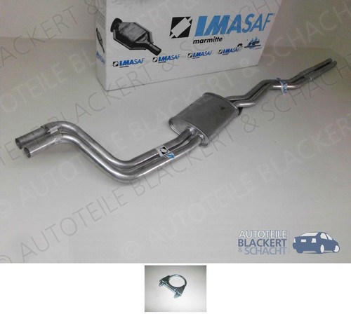 Imasaf auspuff mitteltopf - auspuff,