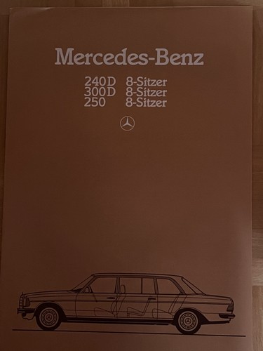 Prospekt brochure mercedes - brochure,