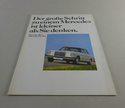 Prospekt mercedes benz w115 - prospekt, /8